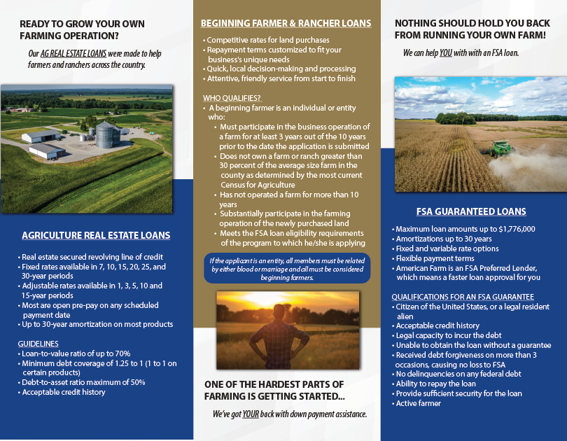 American Farm Mortgage General Brochure